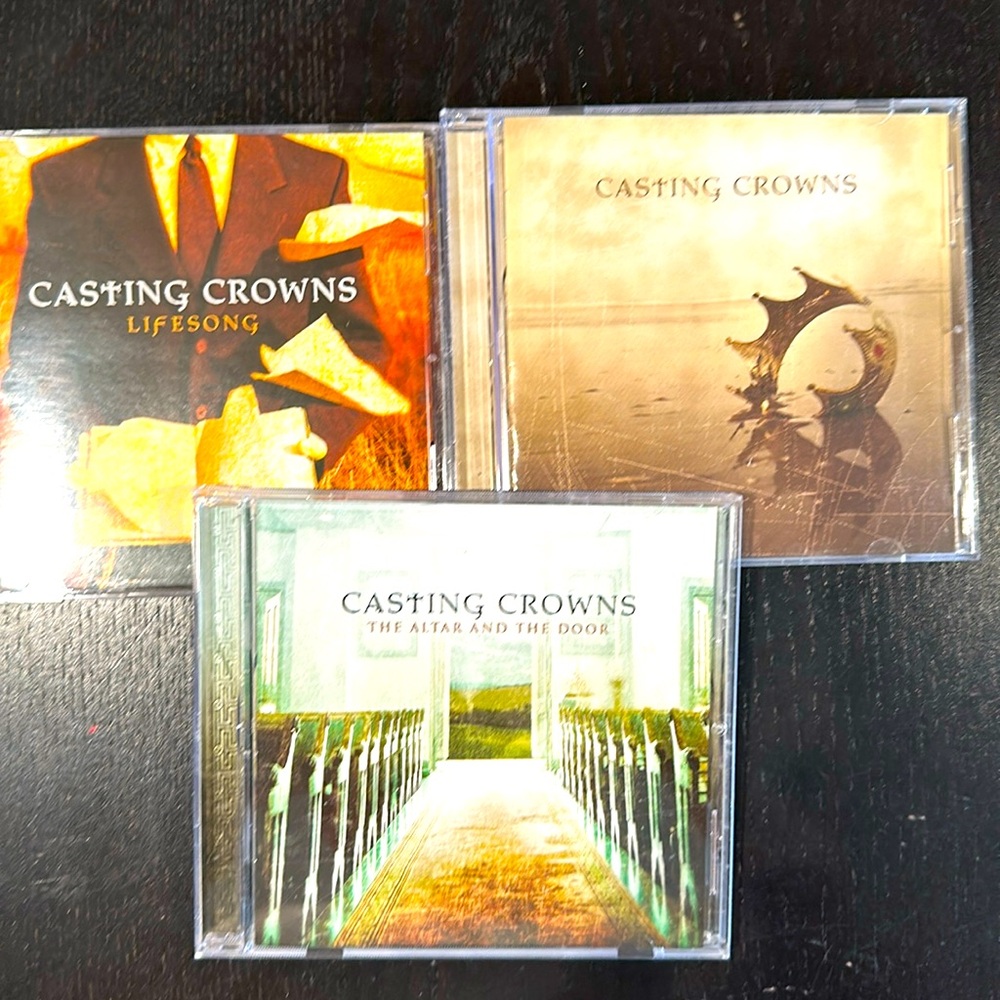 CASTING CROWNS EXCELLENT CONDITION 3-CD SET: Lifesong, The Altar and The Door